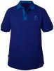 Two Tone Blue Polo Shirt L
