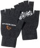 Savage Gear Rukavice Knitted Half Finger Glove Dark Grey Melange Velikost obleen: M 