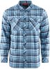 Grund�ns Ko�ile Dungeness Seawool Flannel Shirt Captain�s Blue - XL