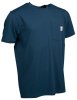 Nash Tri�ko Make It Happen Badge Pocket T-Shirt Navy Blue - XXL