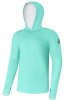 Giants fishing Funk�n� tri�ko s dlouh�m ruk�vem UV50+ Hoodie Blue - S 