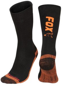 Fox Ponožky Collection Thermolite long sock Black/Orange - 40-43 