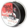 Hell-Cat Spltan ra Round Braid Power Black 200m - 0,60mm 