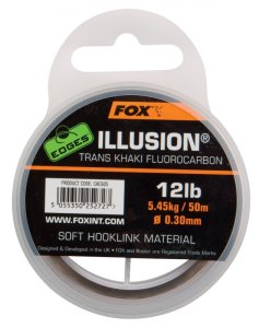 Fox Fluorocarbon Edges Illusion Soft Trans Khaki 50 m-Nosnost 7,27 kg