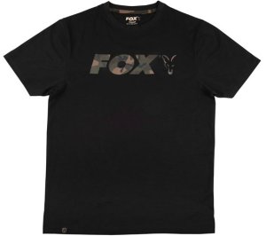 Fox Triko Black Camo Chest Print T-Shirt - XXL
